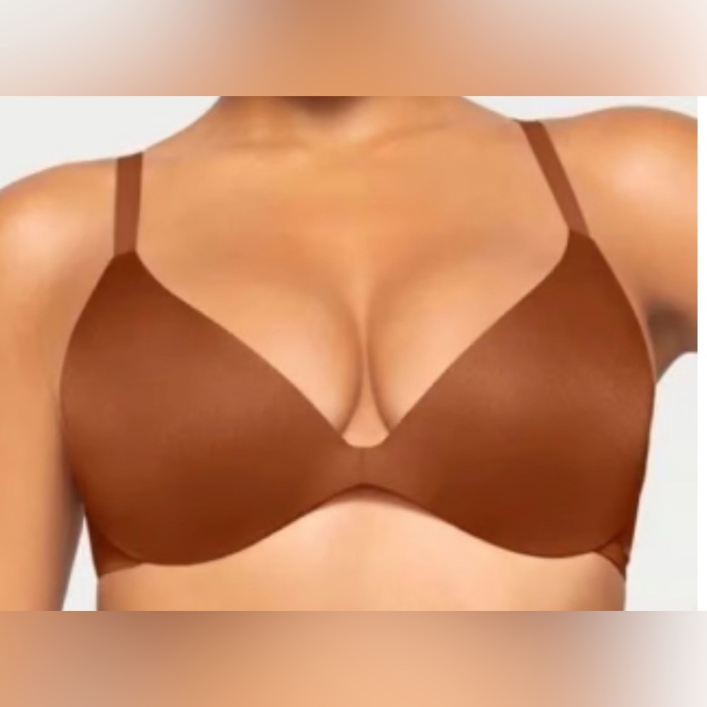 SKIMS Wireless Form Bra in Bronze Size 32B
